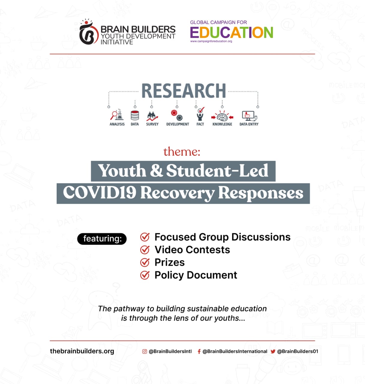 BBYDI Partners GCE on Youth and Student Covid-19 Reserach