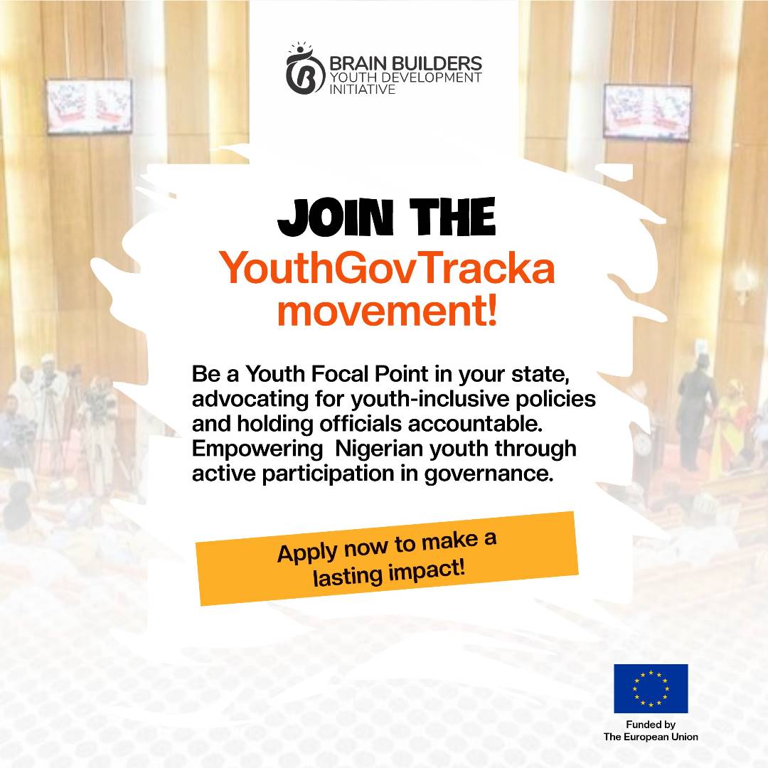 Call for YouthGovTracka Youth Focal Points in the 36 States of the Federation